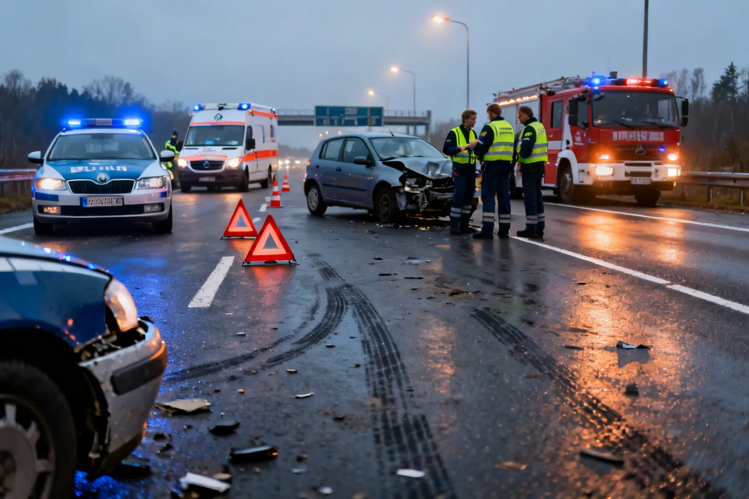 Wypadek na S5 w Augustowie — jezdnia zablokowana, komunikat RSO