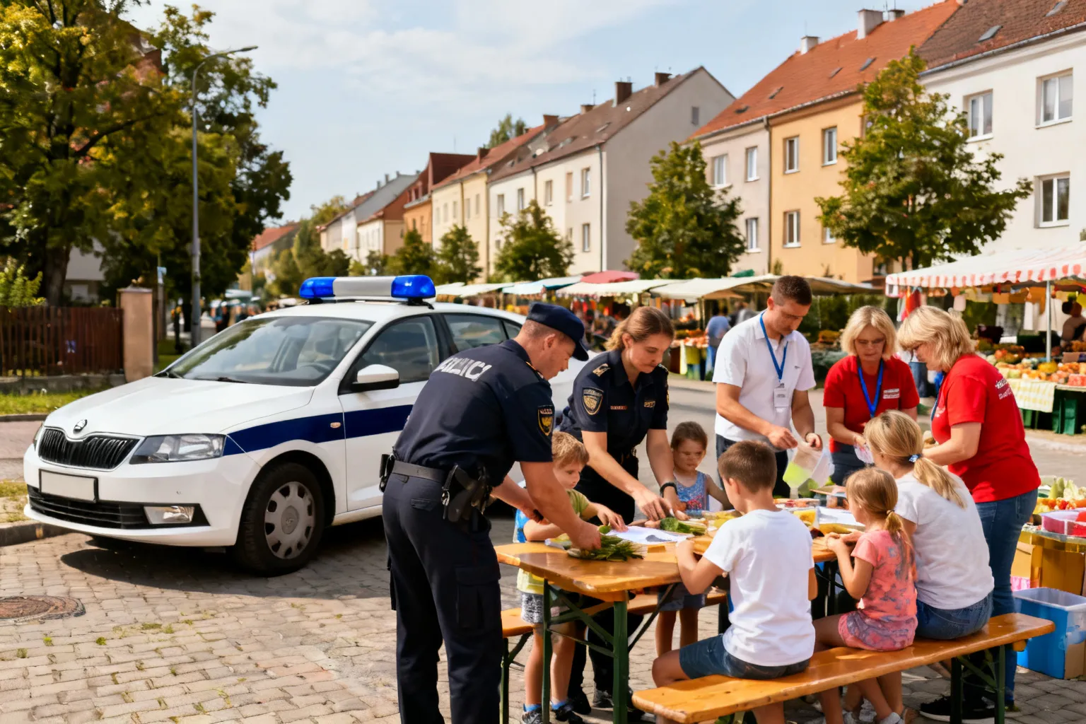 Policjanci z Włocławka uczestniczyli w pikniku charytatywnym na rzecz 5‑letniego Ludwika