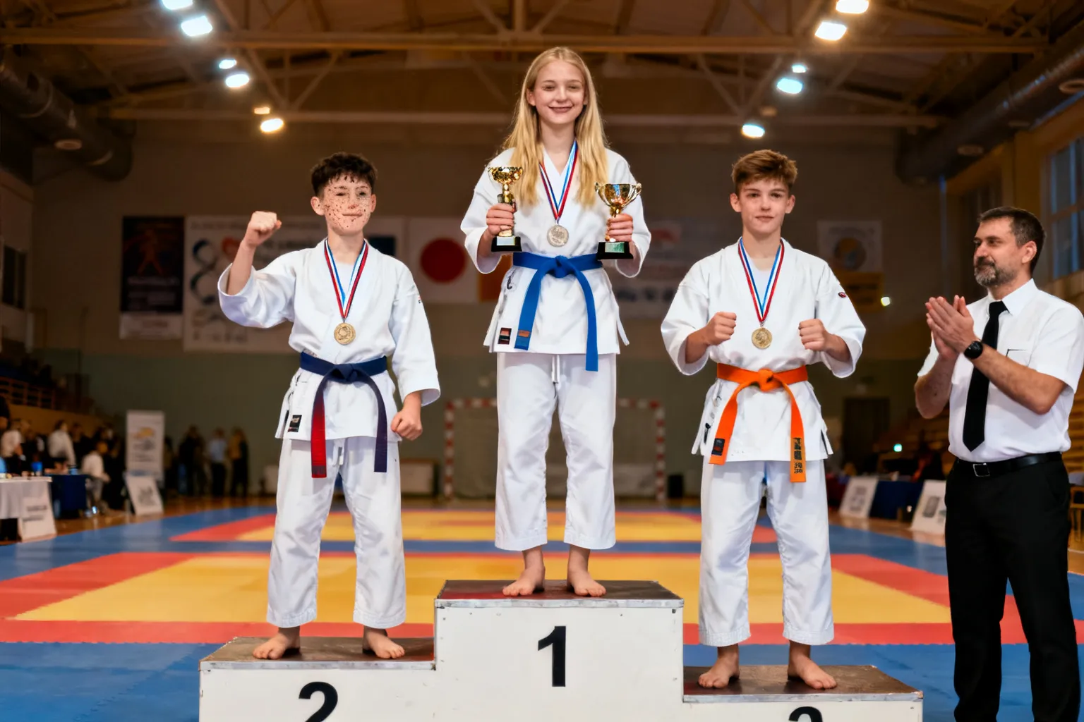 Lipno karate — trzy złote medale i tytuł MVP na otwarciu sezonu
