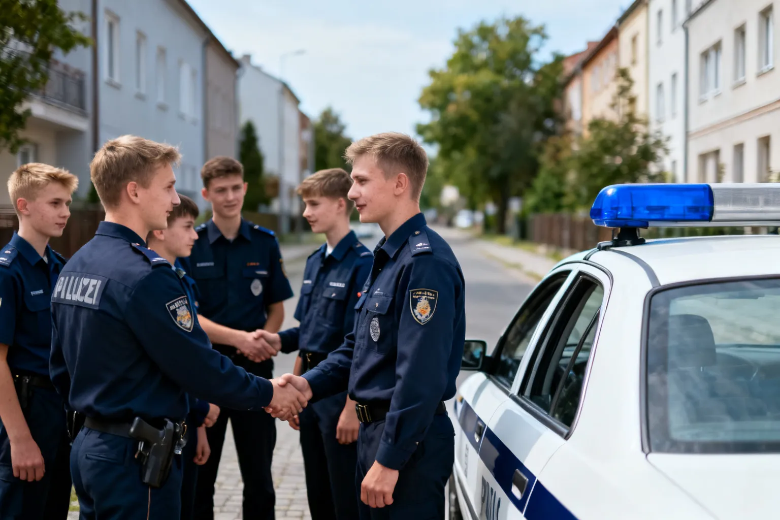 Spotkanie policjantów z klasami mundurowymi we Włocławku