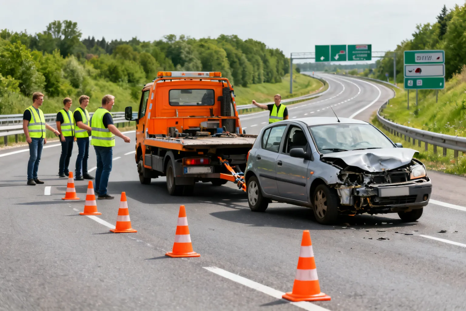 A1 Włocławek utrudnienia 188 km – kolizja na pasie w kierunku Łodzi