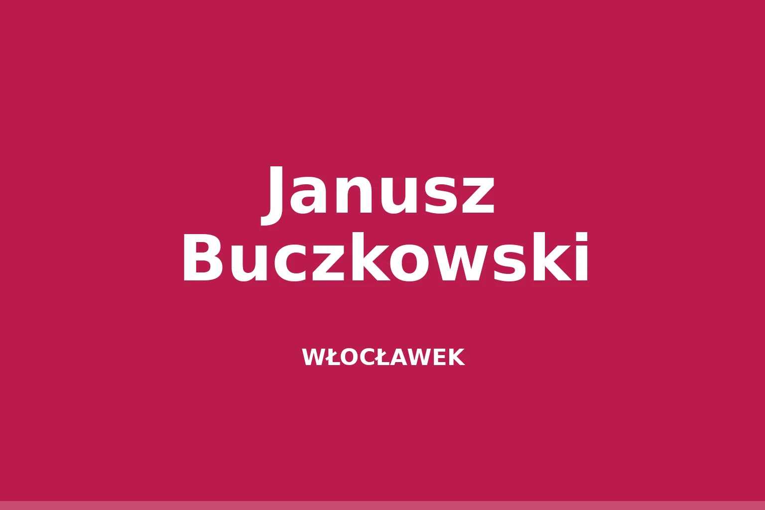Janusz Buczkowski
