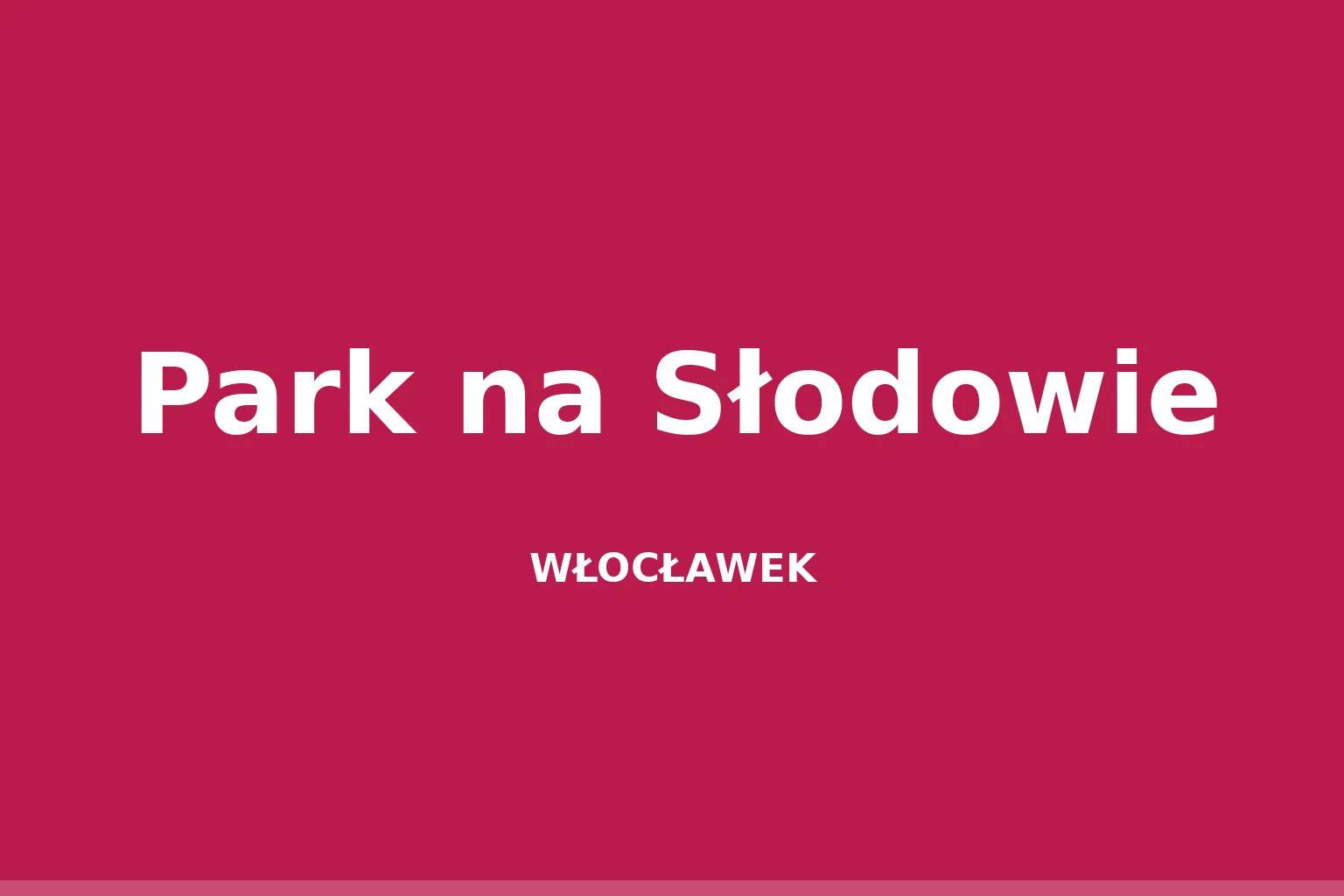 Park na Słodowie