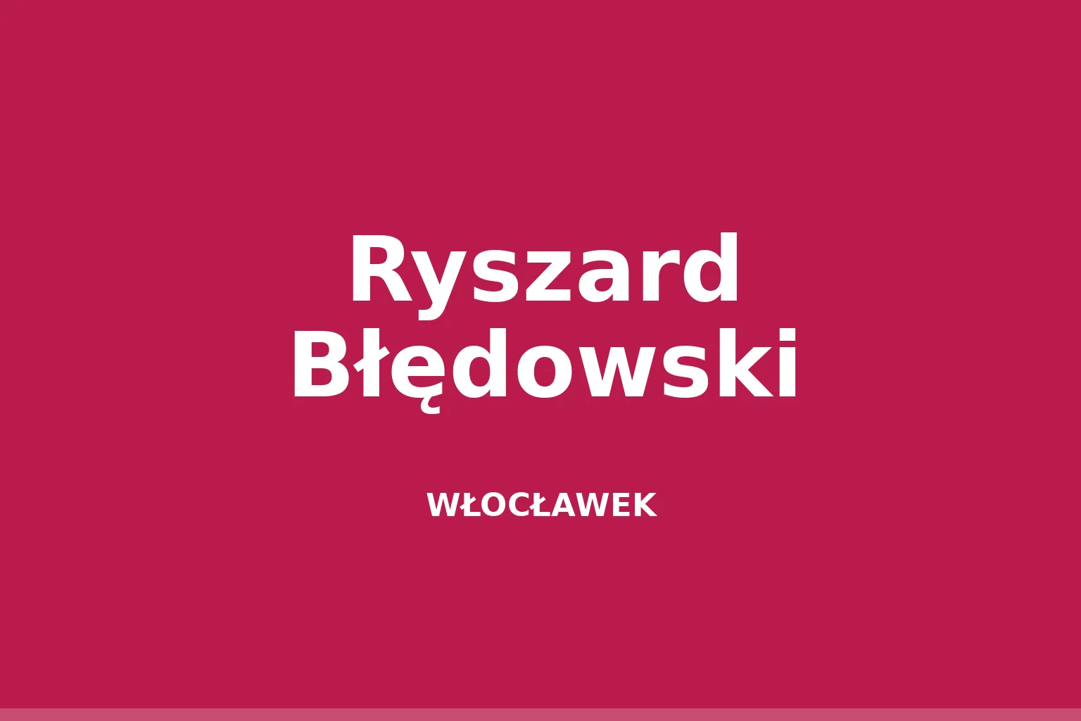 Ryszard Błędowski