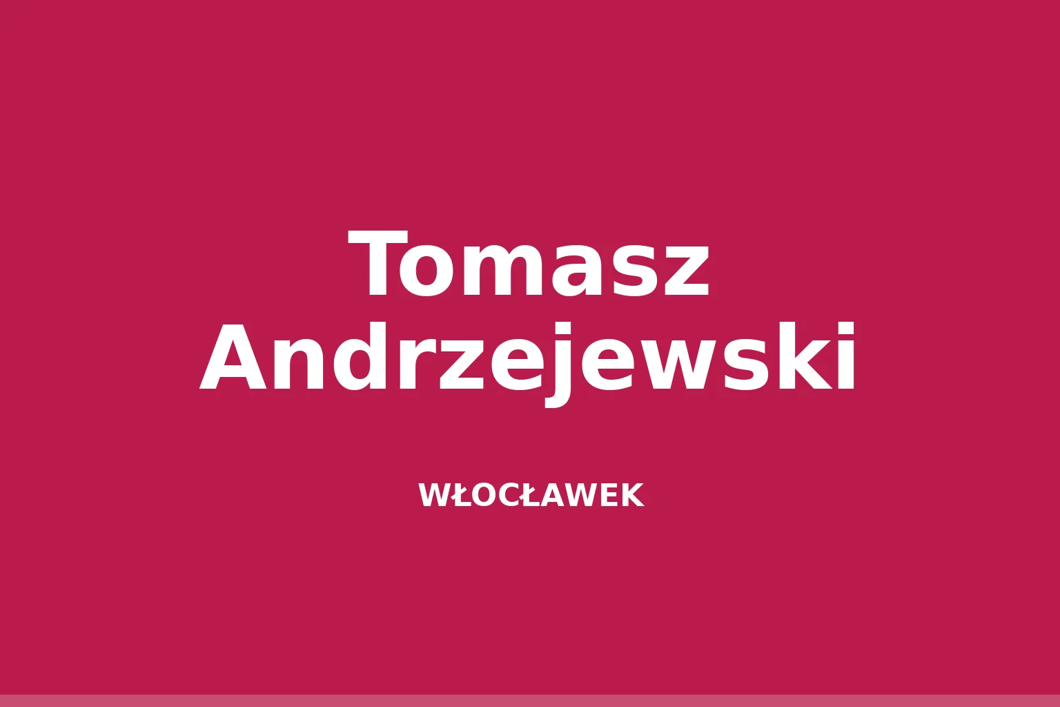 Tomasz Andrzejewski