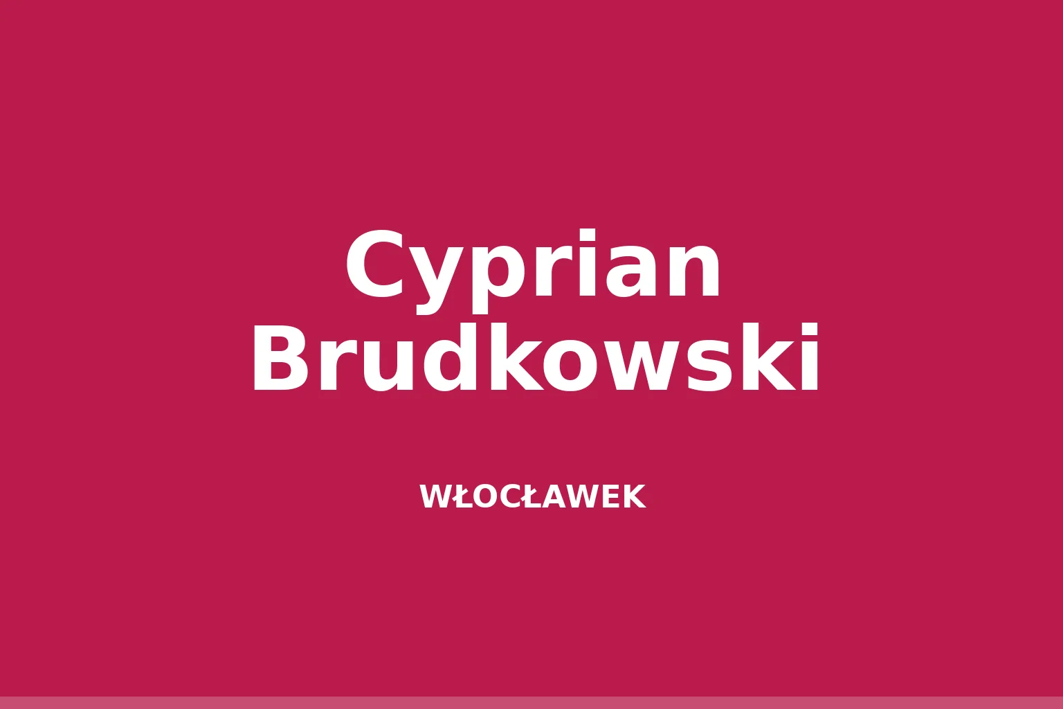 Cyprian Brudkowski