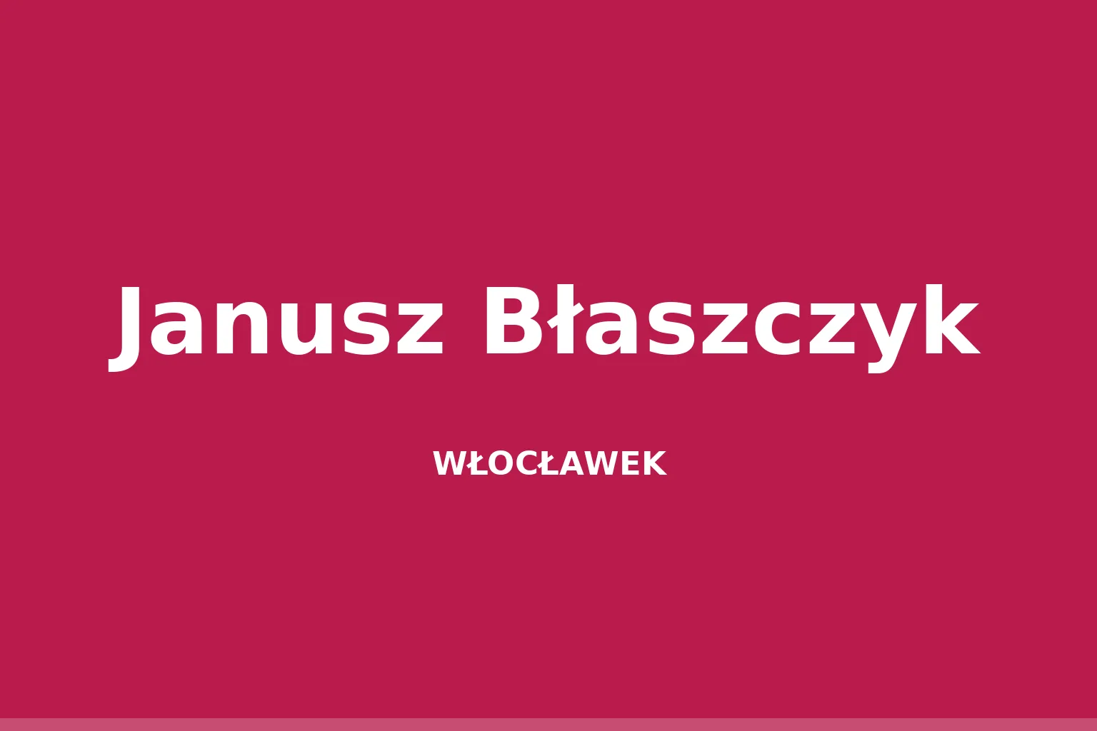 Janusz Błaszczyk (biolog)