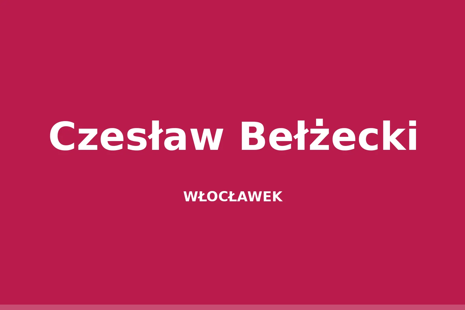 Czesław Bełżecki